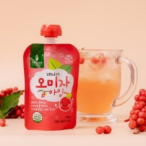 (네니아)오미자아잉 100ml 10개 국산 문경 오미자 주스 에이드
