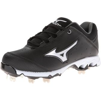  미국 미즈노 축구화 Mizuno Womens 9-Spike Swift 3 Switch Softball Cleat블랙/White5.5 M US 1