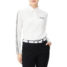 잭 버니263-4161228 2 [L] [] 여성 긴 소매 폴로 셔츠 (소매 브랜드 로고 통기성) 골프
