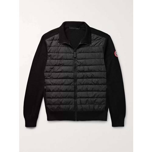 [해외배송] CANADA GOOSE 하이브릿지 슬림핏 퀼팅 다운 쉘 & 메리노 울 자켓 B0080067021