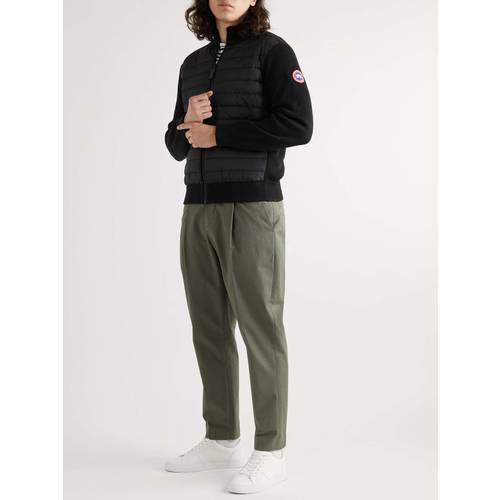 [해외배송] CANADA GOOSE 하이브릿지 슬림핏 퀼팅 다운 쉘 & 메리노 울 자켓 B0080067021