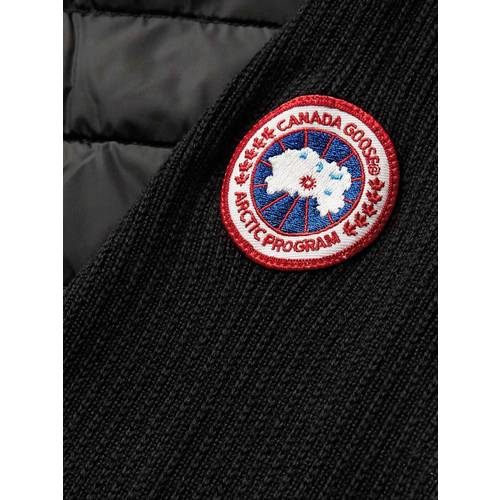 [해외배송] CANADA GOOSE 하이브릿지 슬림핏 퀼팅 다운 쉘 & 메리노 울 자켓 B0080067021