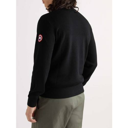 [해외배송] CANADA GOOSE 하이브릿지 슬림핏 퀼팅 다운 쉘 & 메리노 울 자켓 B0080067021