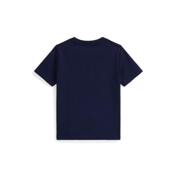 폴로 키즈 남아 2-7세 코튼 저지 크루넥 티(CWPOTSHB8021213410)