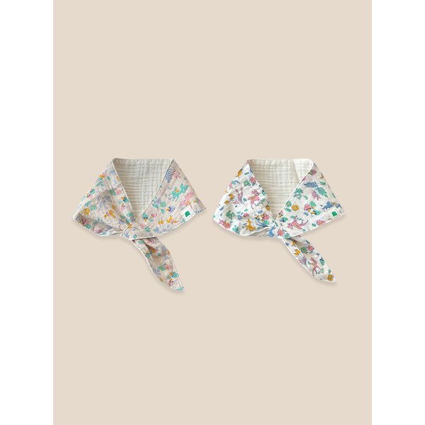 패턴 꼬리 스카프_아기밤비