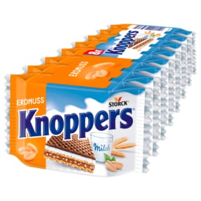 크노퍼스 Knoppers 땅콩 크림 웨이퍼 (8x25g) 200g