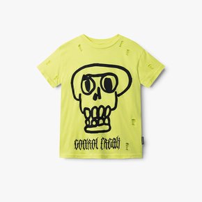 [KIDS]OVERSIZED KOOKY SKULL T-SHIRT_NU42TR301