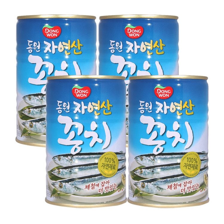 동원 꽁치통조림 300G X 4캔 / 통조림 꽁치캔, 믿고 사는 즐거움 Ssg.Com