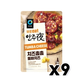 안주야 치즈촘촘 툼바치즈육포 술안주간식 30g x 9개