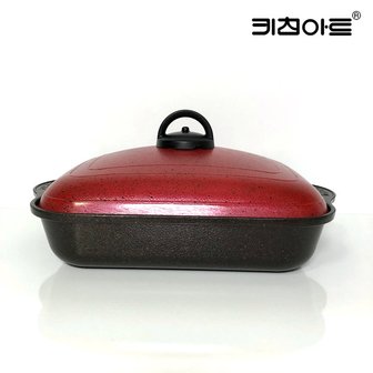  키친아트 사각 매직팬 직화냄비 28cm