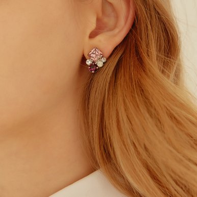 Violet berry Earring