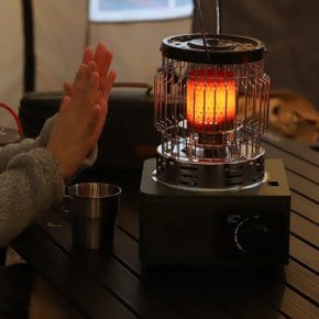 캠핑난로 가스 감성디자인  부탄가스 경량히터 야외 낚시 휴대용 소형미니