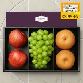 [명절이후 순차출고][산지직송] 씨에스타 7호 과일 선물세트 샤인1입 사과2입 배2입 2.5kg (보자기 포장)