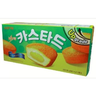 제이큐 스낵 간식 과자 롯데 카스타드 6개입 X ( 2세트 )