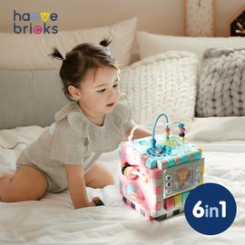 하베브릭스 국민육아템 6in1 변신큐브 (감각발달/터미타임 아기장난감)