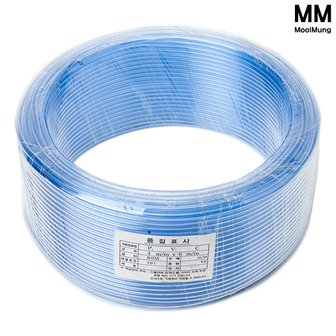  pvc 4/6mm 에어호스 1m단위 판매