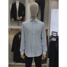 [시흥점] [AND Z(앤드지)] 블루 세미와이드 스판 무지 셔츠 (BZD5WD1201 BL)
