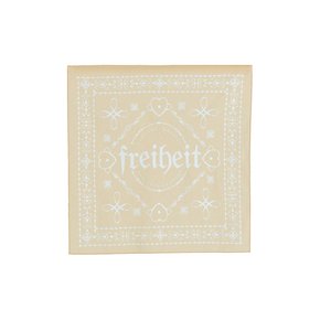 HEART SIGNATURE LOGO PATTERN BANDANA(BEIGE)