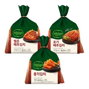 [CJ] 비비고 포기배추김치3.3KG+썰은배추김치1.8KG+총각김치900G