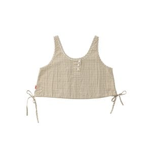 원더플레이스 W U-NECK HEM STRING SLEEVELESS [2 COLOR]