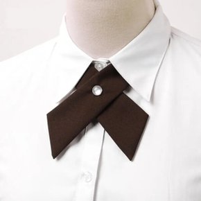 학생 유니폼 나비 넥타이 소년과 소녀를위한 간단한 매듭 무료 장식 크로스