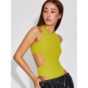 CUT OUT HIGH WAIST TANK BODYSUIT_T316BS300(UL)