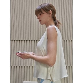 Two Way Ribbon Top - White [Natural Dyed]