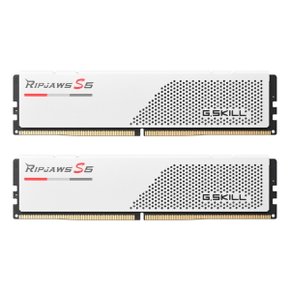 G.SKILL DDR5 96GB PC5-41600 CL40 RIPJAWS S5 J 화이트 패키지 메모리 (48Gx2)