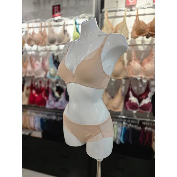 [시흥점] S 비너스 ) 컴포트 메모리즈 브라,헴팬티 세트 [VBR1802/VPT1802H-SK]