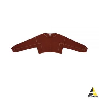 베이스레인지 Omato Sweatshirt in Burned Punica (FOSS-RIB-AU23) (오마토 맨투맨) 64223931