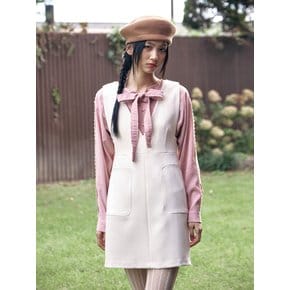 V NECK ALICE DRESS_CREAM