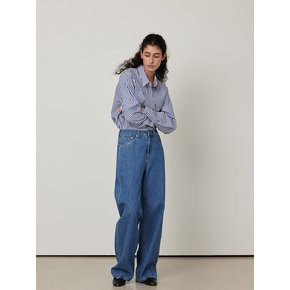 Paul Semi Wide Denim Pants