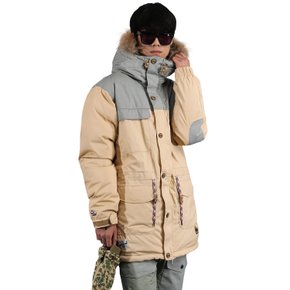 슈가포인트 남성 보드복/스키복 다운 패딩 자켓 솜털 90% 고어텍스기능 Hampton J2