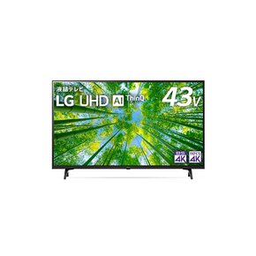 LG 43형 4K 튜너 내장 액정 텔레비전 43UQ8000PJC IPS 패널 Al