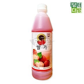 청솔 딸기 원액 835ml