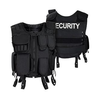  독일 방검복 호신용 블랙 Snake SWAT Tactical Vest Paintball Airsoft Gotscha Chest Protectio