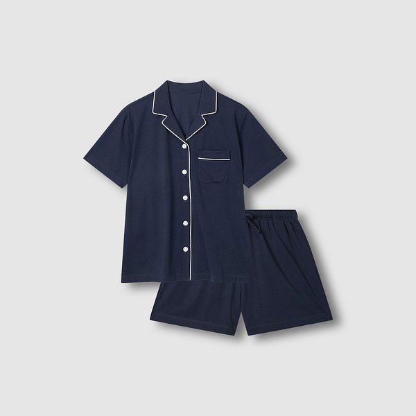 여 JAJU AIR 코튼 3부 파자마 세트 J216201073056