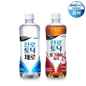 하이트진로 진로 토닉워터 제로 600ml x 10개 + 얼그레이홍차 600ml x 10개