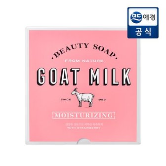 샤워메이트 산양유 비누 딸기향 90g  x 12개