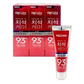 메디안 치석 구취 치약 120g 3P - O