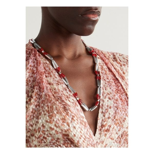 사할레 실버톤 비즈 네크리스 1647597349196759