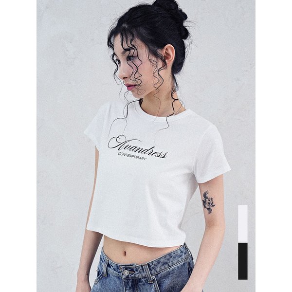 CREW Crop Tee - 2COL
