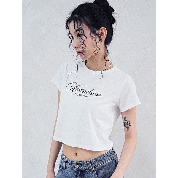 CREW Crop Tee - 2COL