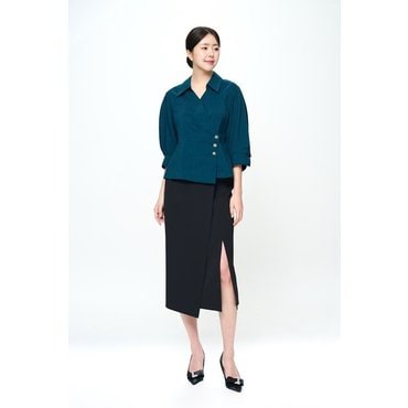 미니멈 사이드 트임 H라인 스커트 MZBGWS3900
