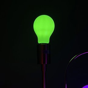 일광 8W 장식용 인테리어 전구 LED a60 색전구 green 카페조명 예쁜 디자인램프