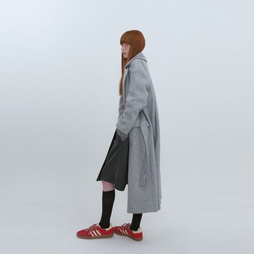 ahwe Piper Long Coat_Gray