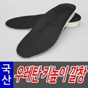 국산 고급 우레탄 1.8cm 깔창 화이트 (여성용) (HCN01)