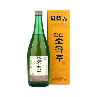  한산소곡주명인 18도 700ml 우희열 명인 전통주선물