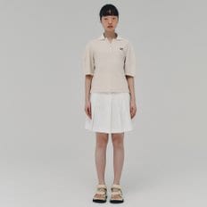 Logo Polo Shirt_CREAM