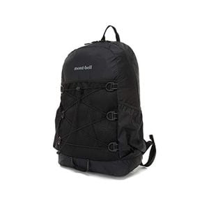 일본 몽벨 백팩 Montbell Trekking Packable Mountain Climbing Bag 블랙 Backpack 5.8 gal 22 L